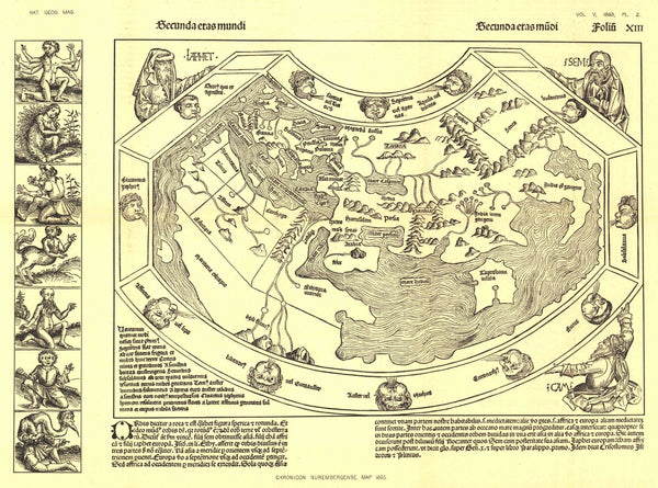 Chronicon Nurembergense 1493 Map Maps.com