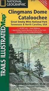 Clingmans Dome and Cataloochee, Great Smoky Mountains National Park, Map 317 by National Geographic Maps