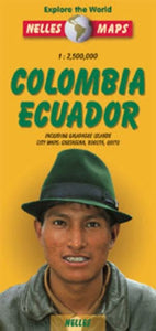 Colombia and Ecuador Travel Map