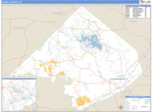 Dutchess County, New York Metro Area Wall Map