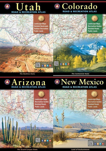 Four Corners Road and Recreation Atlas Bundle Maps.com