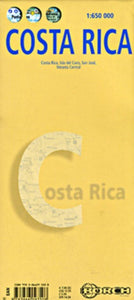 Costa Rica Travel Map, By Borch