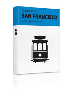 Crumpled City Map San Francisco