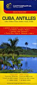 Cuba and the Antilles Travel Map