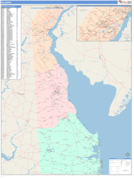 Connecticut Business Wall Map Market Maps (IDI)