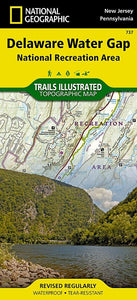 Delaware Water Gap National Recreation Area map by National Geographic Maps