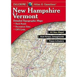 New Hampshire and Vermont, Atlas and Gazetteer