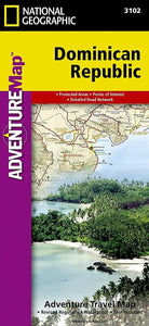 Dominican Republic Adventure Travel Map