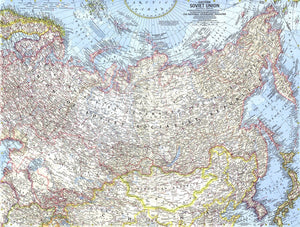 Eastern Soviet Union Map 1967