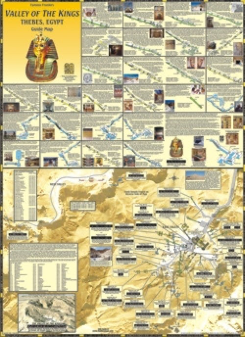 Egypt Wall Map, Valley of the Kings Maps.com