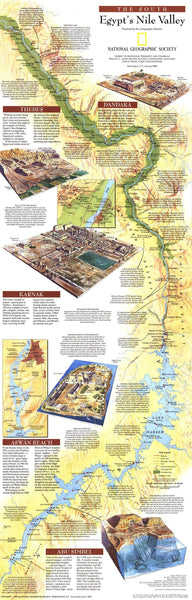 Egypts Nile Valley South Map 1995 Maps.com
