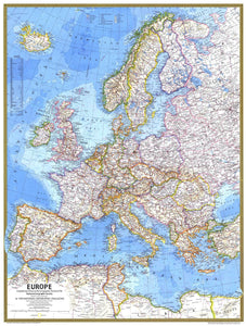 Europe Map 1977
