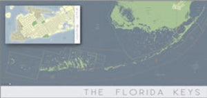 Florida Keys Wall Map