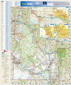 Idaho Wall Map