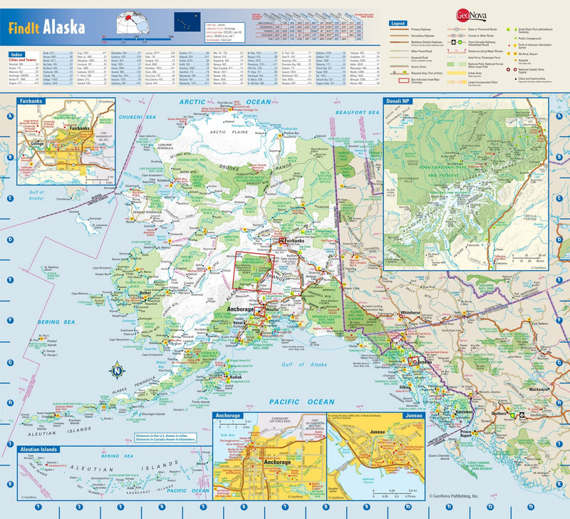 Alaska Wall Map Maps.com