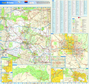 Arizona Wall Map