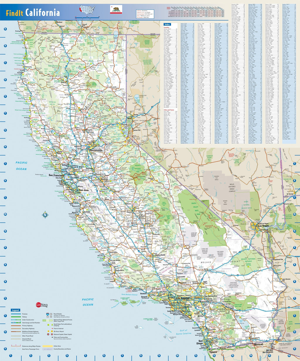 Wall Maps / USA Maps / Westcoast USA Maps | Map Geek.com