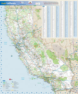 California Wall Map