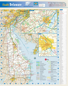 Delaware Wall Map