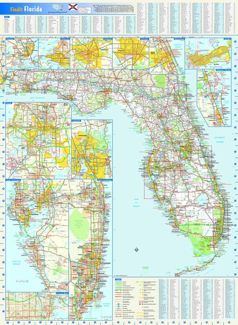 Florida Wall Map Maps.com