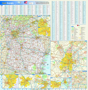 Georgia Wall Map