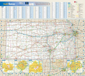 Kansas Wall Map