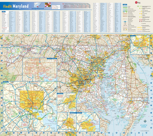 Maryland Wall Map Maps.com