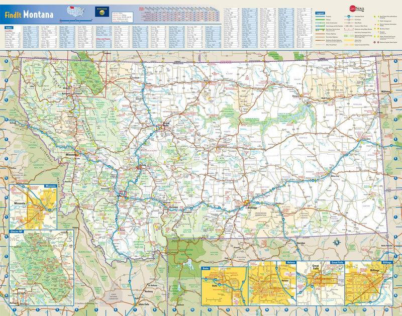 Montana Wall Map Maps.com