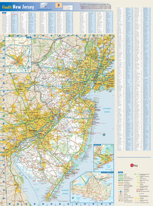 New Jersey  Wall Map