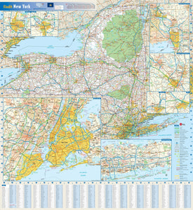 New York Wall Map