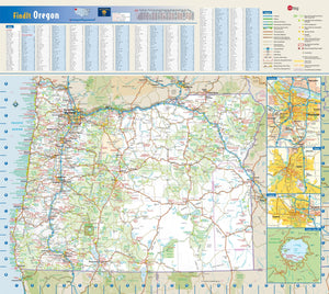 Oregon Wall Map
