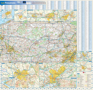 Pennsylvania Wall Map