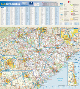 South Carolina Wall Map