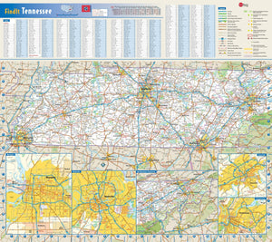 Tennessee Wall Map