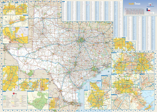 Texas Wall Map Maps.com