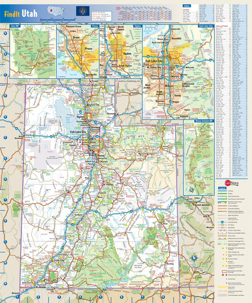 Utah Wall Map Maps.com
