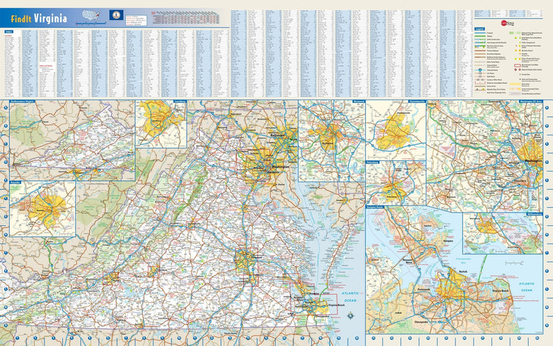 Virginia Wall Map Maps.com