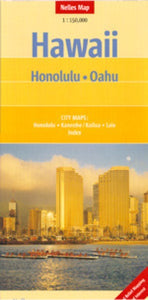 Honolulu and Oahu, HI Travel Map