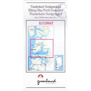 Ilulissat Hiking Map by Greenland Tourism