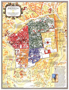 Jerusalem: The Old City Map 1996
