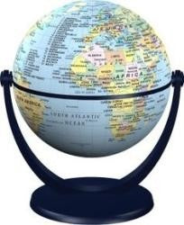 Light Blue Ocean Swivel and Tilt Miniglobe, 4 inch