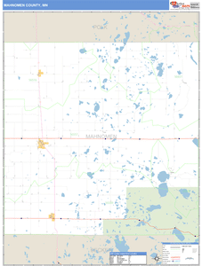 Mahnomen County, Minnesota Zip Code Wall Map