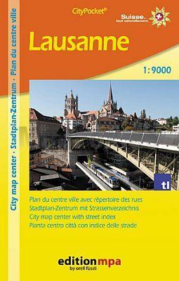 Cover of Lausanne City Pocket Map by Edition MPA by Orell Fussli