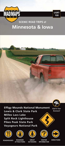 Minnesota and Iowa, Regional Scenic Tours by MAD Maps