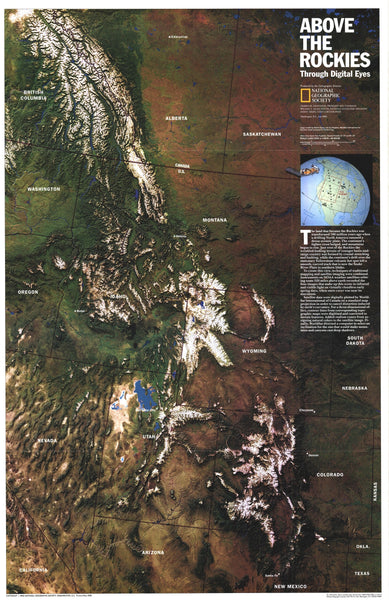 Above The Rockies Map 1995 Maps.com