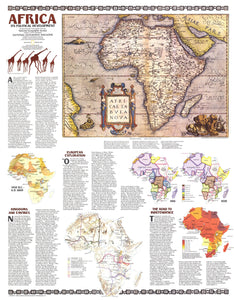 Africa, Its Political Development Map 1980