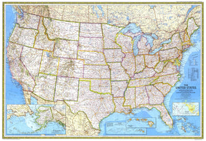 Americas Federal Lands Map 1982