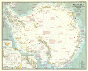 Antarctica Map 1957