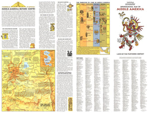 Archeological Map Of Middle America, Land Of The Feathered Serpent, Side B