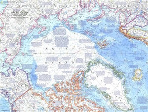 Arctic Ocean Map 1971